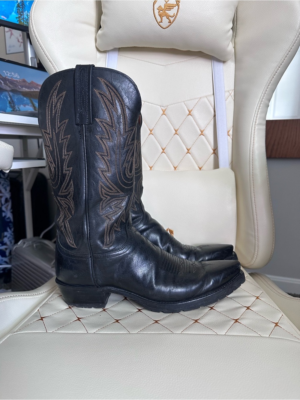 Luchesse Priscilla snip toe western boots